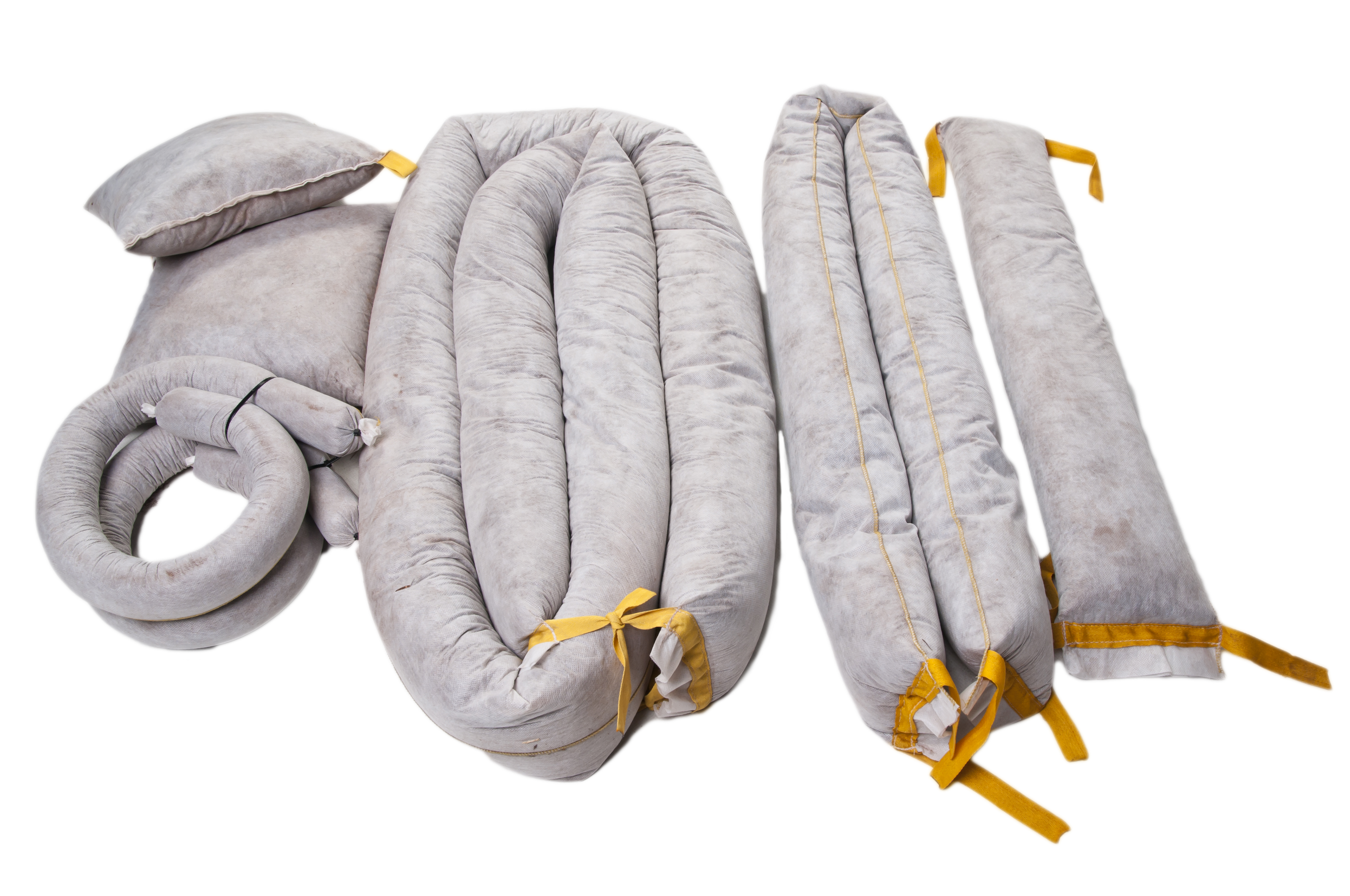 Oil Absorbent Fibre Booms, Socks, Pillows